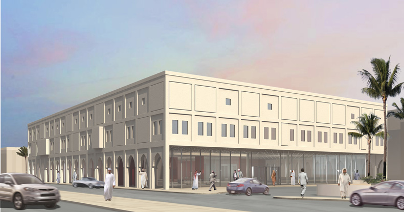 boutique hotel, doha - aussenperspektive